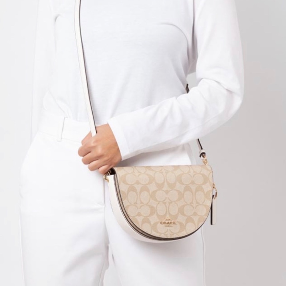 Coach Ellen Crossbody In Signature Canvas - Picture 3 of 7